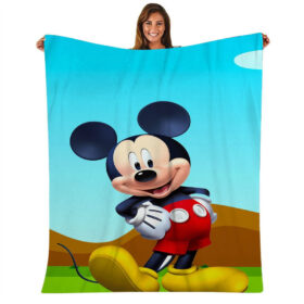 Plaid Mickey Mouse 1002 Disney Couverture Plaid Polaire Plaid Canapé