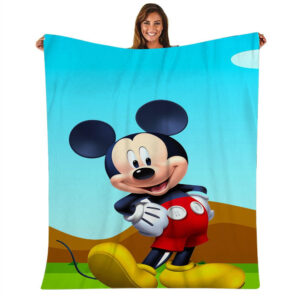Plaid Mickey Mouse 1002 Disney Couverture Plaid Polaire Plaid Canapé