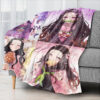 Plaid Demon Slayer Nezuko Kamado 1005 Couverture Plaid Polaire Plaid Canapé