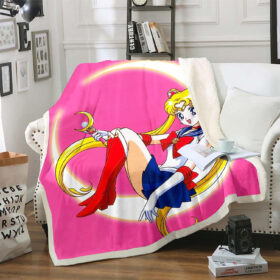 Plaid Sailor Moon 1022 Couverture Plaid Polaire Plaid Canapé