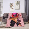 Plaid Demon Slayer Zenitsu Nezuko Couverture Plaid Polaire Plaid Canapé
