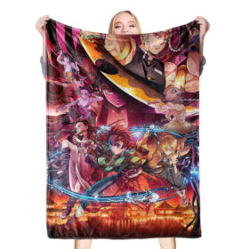 Plaid Demon Slayer Tous les personnages 1001 Couverture Plaid Polaire Plaid Canapé