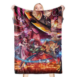 Plaid Demon Slayer Tous les personnages 1001 Couverture Plaid Polaire Plaid Canapé