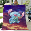 Plaid Stitch Lovely 2 Lilo et Stitch Couverture Plaid Polaire Plaid Canapé