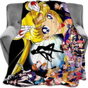 Plaid Sailor Moon Tsukino Usagi Couverture Plaid Polaire Plaid Canapé