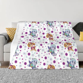 Plaid Personnages Pat’ Patrouille 1025 Couverture Plaid Polaire Plaid Canapé