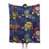 Plaid Personnages Pat' Patrouille 1009 Couverture Plaid Polaire Plaid Canapé