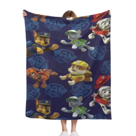 Plaid Personnages Pat’ Patrouille 1009 Couverture Plaid Polaire Plaid Canapé