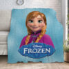 Plaid Anna La Reine des neiges 1001 Couverture Plaid Polaire Plaid Canapé
