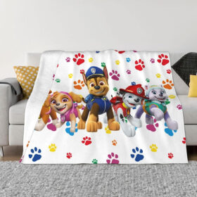 Plaid Personnages Pat’ Patrouille 1022 Couverture Plaid Polaire Plaid Canapé