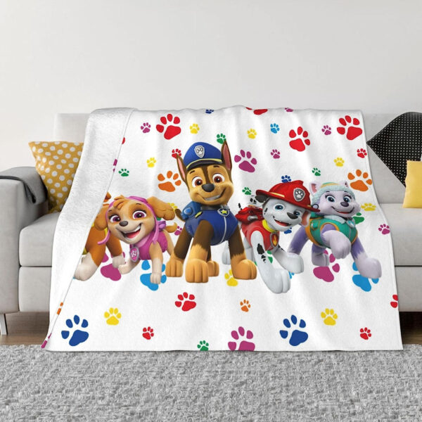 Plaid Personnages Pat' Patrouille 1022 Couverture Plaid Polaire Plaid Canapé