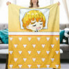 Plaid Demon Slayer Zenitsu 1002 Couverture Plaid Polaire Plaid Canapé