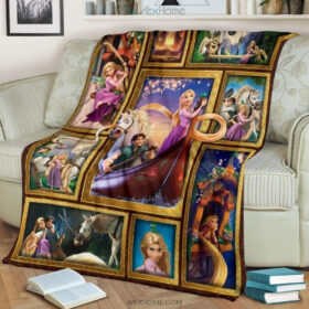 Plaid Tangled Raiponce Et Flynn Disney Couverture Plaid Polaire Plaid Canapé