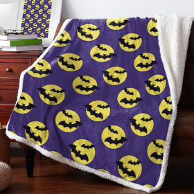 Plaid Batman et la Lune Couverture Plaid Polaire Plaid Canapé
