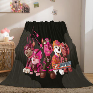 Plaid Personnages Pat' Patrouille 1014 Couverture Plaid Polaire Plaid Canapé