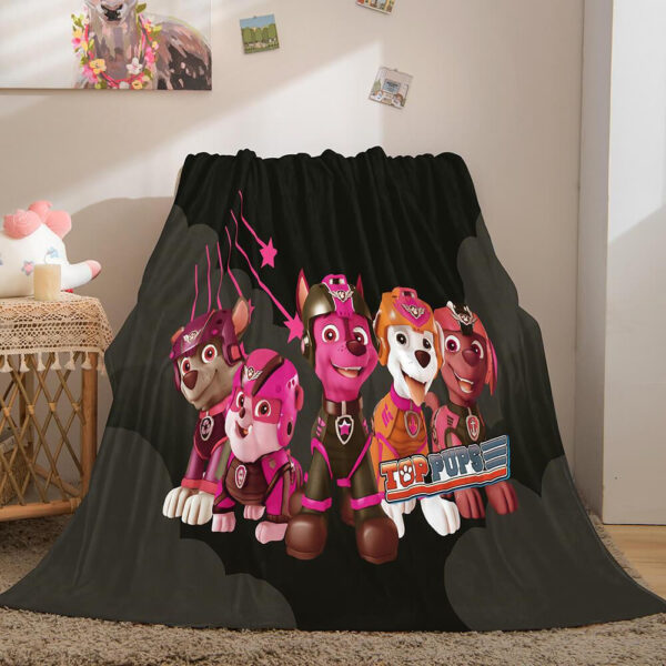 Plaid Personnages Pat' Patrouille 1014 Couverture Plaid Polaire Plaid Canapé