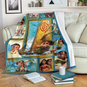 Plaid Maui et Vaiana Disney Couverture Plaid Polaire Plaid Canapé