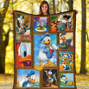 Plaid Donald canard mignon Couverture Plaid Polaire Plaid Canapé