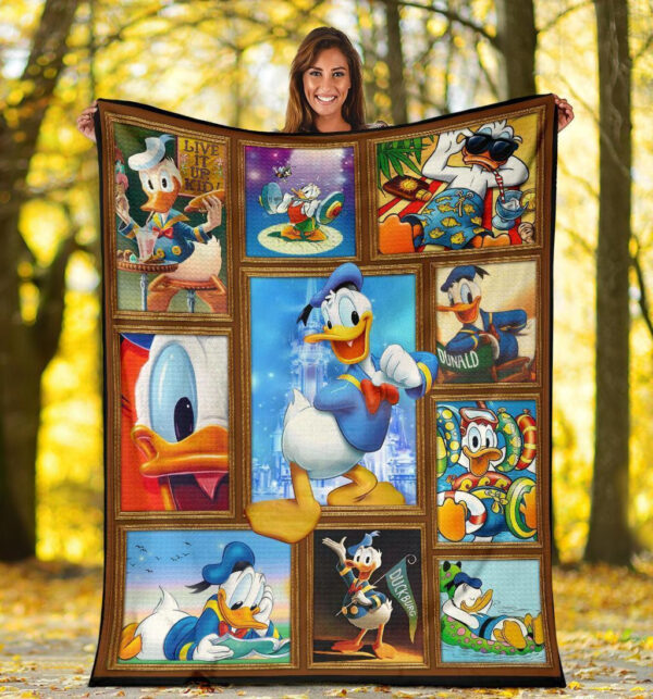 Plaid Donald canard mignon Couverture Plaid Polaire Plaid Canapé
