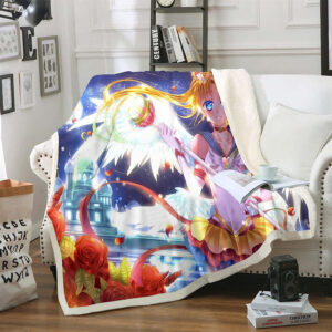 Plaid Sailor Moon 1010 Couverture Plaid Polaire Plaid Canapé