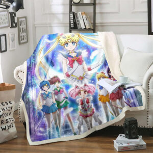 Plaid Sailor Moon 1012 Couverture Plaid Polaire Plaid Canapé