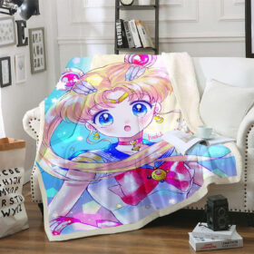 Plaid Sailor Moon 1020 Couverture Plaid Polaire Plaid Canapé