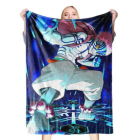 Plaid Demon Slayer Akaza Couverture Plaid Polaire Plaid Canapé
