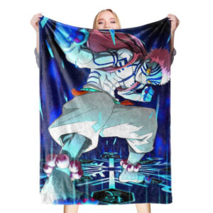 Plaid Demon Slayer Akaza Couverture Plaid Polaire Plaid Canapé