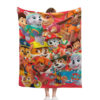Plaid Personnages Pat' Patrouille 1005 Couverture Plaid Polaire Plaid Canapé