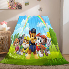 Plaid Personnages Pat’ Patrouille 1017 Couverture Plaid Polaire Plaid Canapé