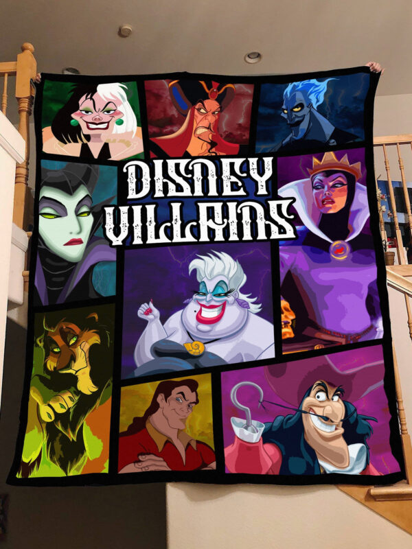 Plaid Méchants Personnages Maléfiques Disney Couverture Plaid Polaire Plaid Canapé