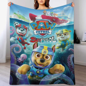 Plaid Personnages Pat' Patrouille 1010 Couverture Plaid Polaire Plaid Canapé