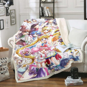Plaid Sailor Moon 1013 Couverture Plaid Polaire Plaid Canapé