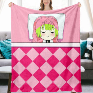 Plaid Demon Slayer Mitsuri Kanroji 1001 Couverture Plaid Polaire Plaid Canapé