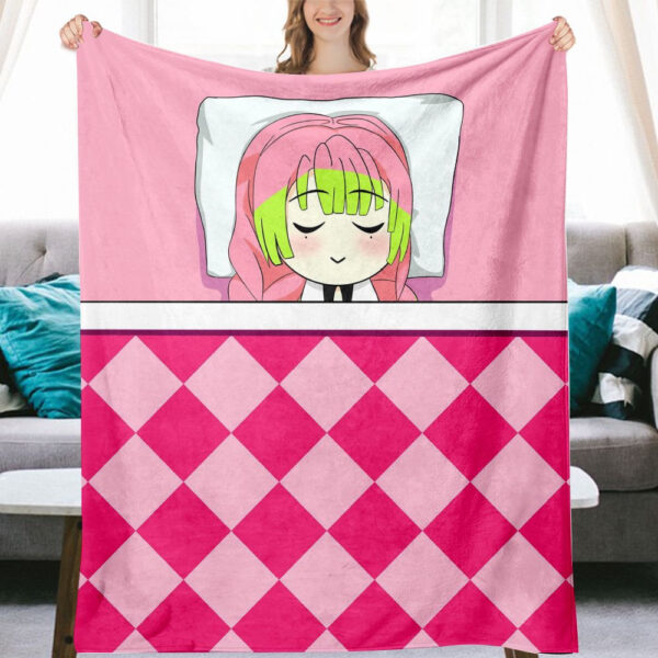 Plaid Demon Slayer Mitsuri Kanroji 1001 Couverture Plaid Polaire Plaid Canapé