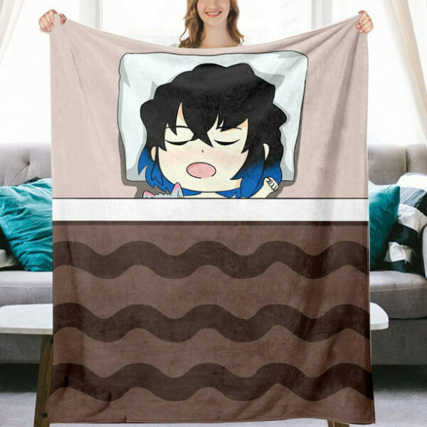 Plaid Demon Slayer Inosuke 1001 Couverture Plaid Polaire Plaid Canapé