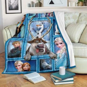 Plaid Tous les personnages La Reine des neiges Couverture Plaid Polaire Plaid Canapé