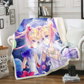 Plaid Sailor Moon 1016 Couverture Plaid Polaire Plaid Canapé