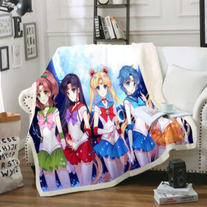 Plaid Sailor Moon 1008 Couverture Plaid Polaire Plaid Canapé