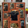 Plaid Bébé Yoda Star Wars Moments Couverture Plaid Polaire Plaid Canapé