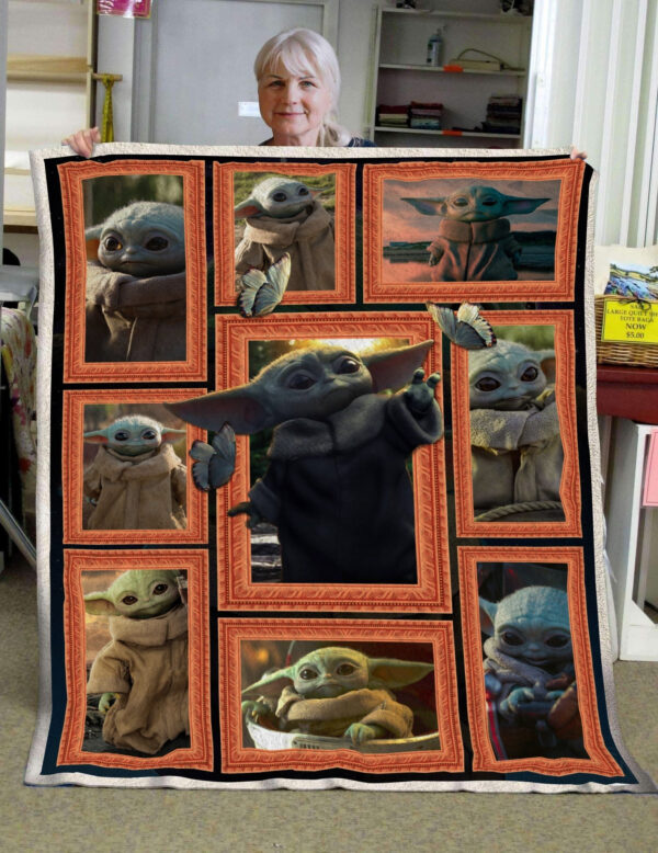 Plaid Bébé Yoda Star Wars Moments Couverture Plaid Polaire Plaid Canapé