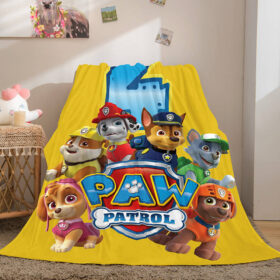 Plaid Personnages Pat’ Patrouille 1016 Couverture Plaid Polaire Plaid Canapé