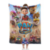 Plaid Personnages Pat' Patrouille 1002 Couverture Plaid Polaire Plaid Canapé
