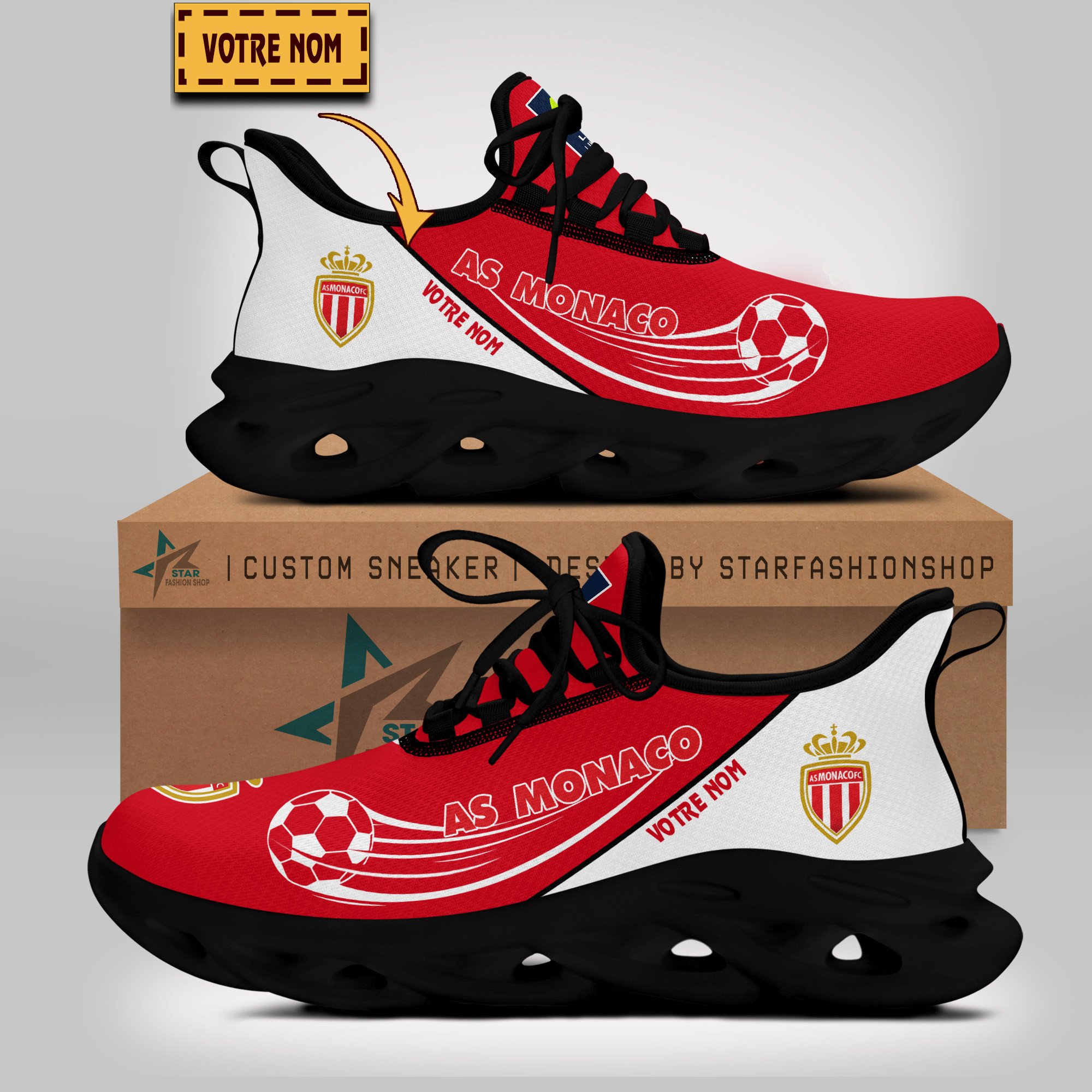 Chaussures Max Soul AS Monaco WINSG3180 – Image 5