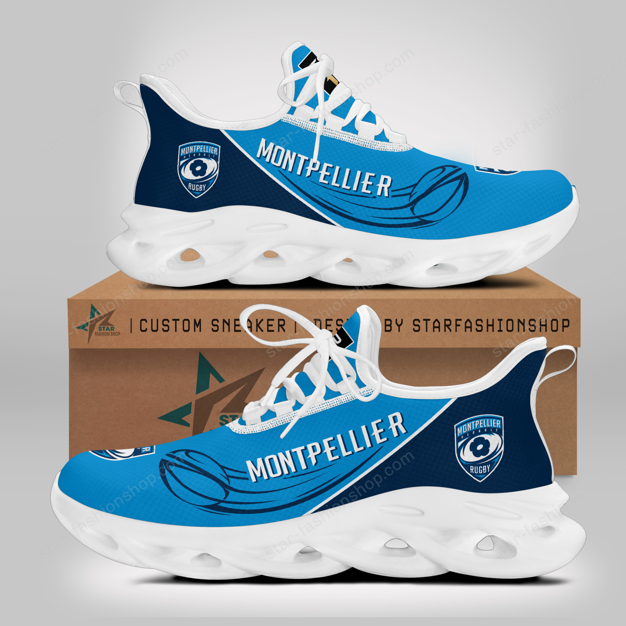 Chaussures Max Soul Montpellier Herault Rugby WINSG3694 – Image 2
