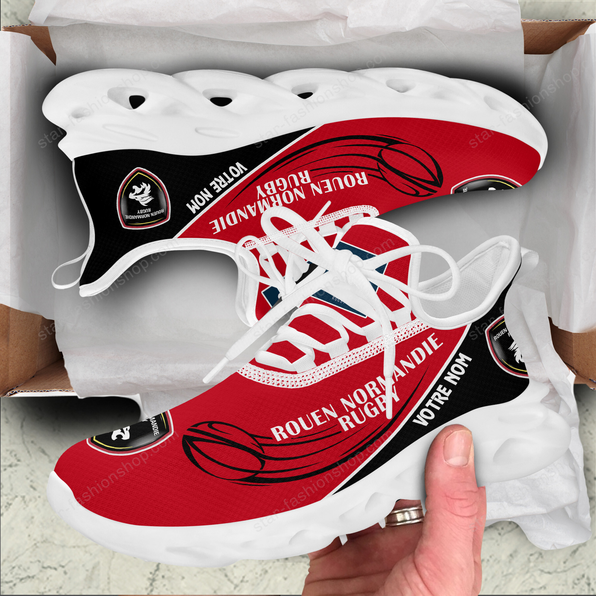 Chaussures Max Soul Rouen Normandie Rugby WINSG3742 – Image 3