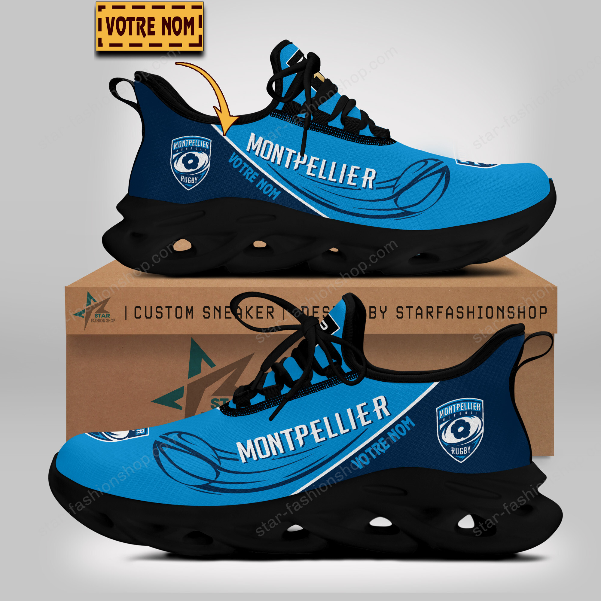 Chaussures Max Soul Montpellier Herault Rugby WINSG3726 – Image 2