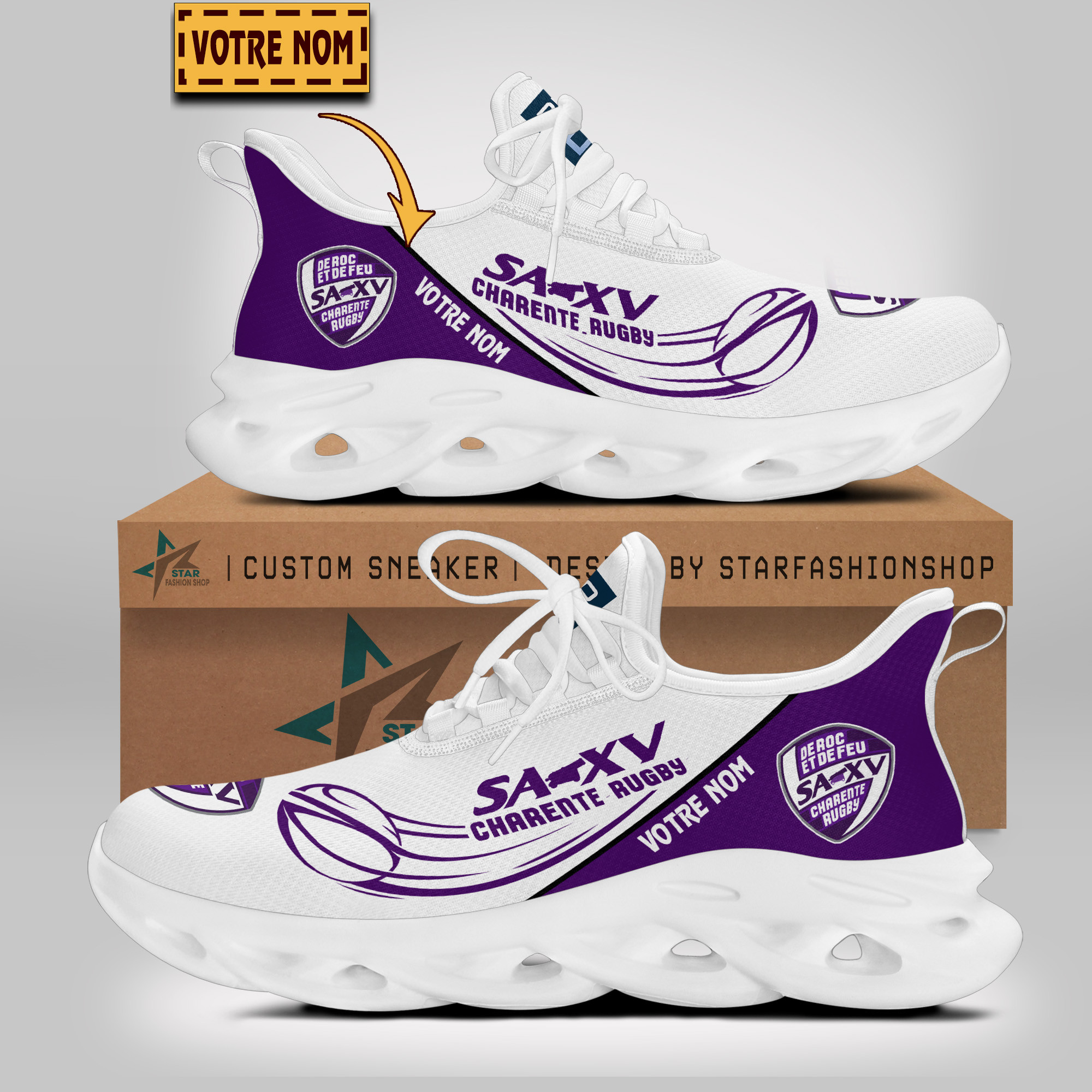 Chaussures Max Soul SAXV Charente Rugby WINSG3744