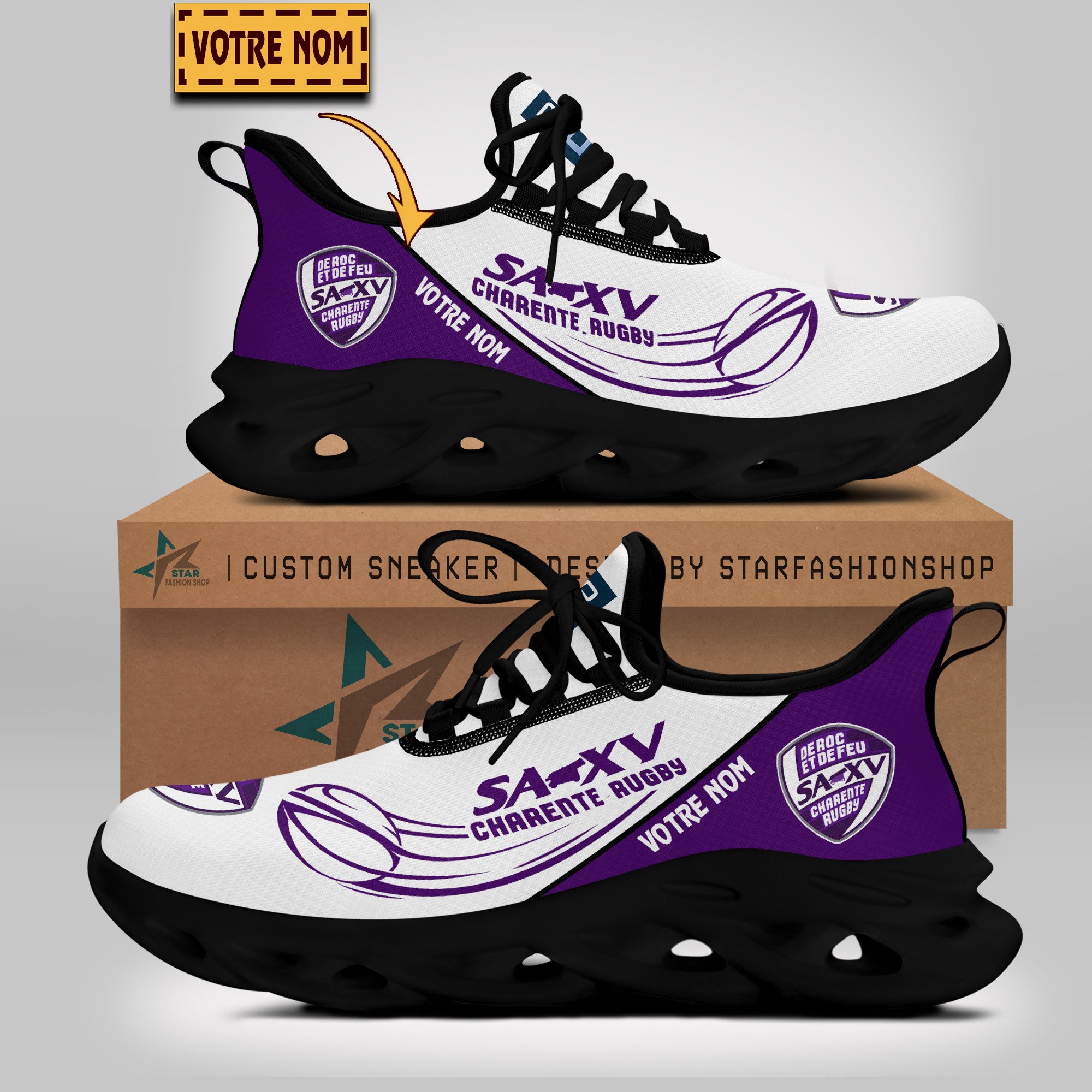 Chaussures Max Soul SAXV Charente Rugby WINSG3744 – Image 2