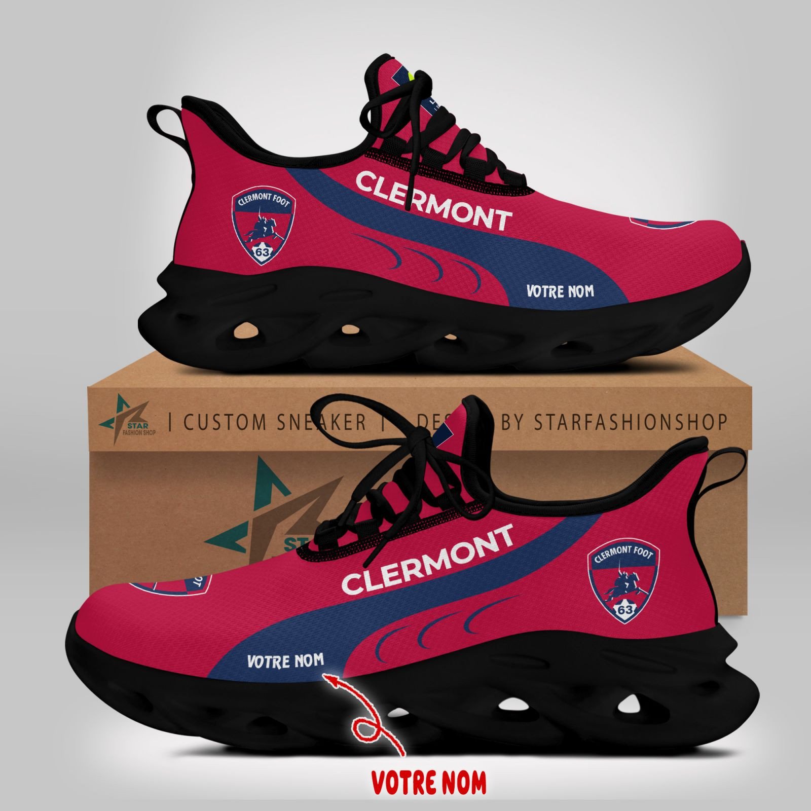 Chaussures Max Soul Clermont Foot Auvergne 63 WINSG4756 – Image 5